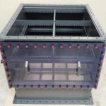 PVC ventilation filter removable front panel